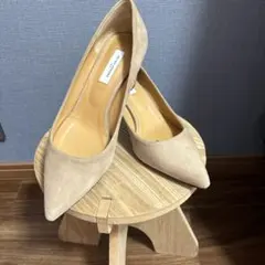 ⭐️ユナイテッドアローズ#ベージュ スエード #ポインテッドトゥ パンプス23.5