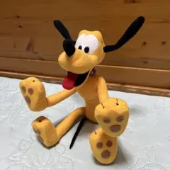 プルート(ディズニーランド)ポージング ぬいぐるみ (初期)オールド プルート