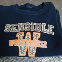 Basics ネイビー トレーナー 150cm