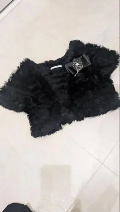 黒いファー・ボレロ結婚式