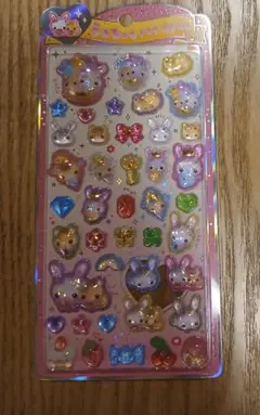 フワフワらびちゃん　うるちゅるポップシール