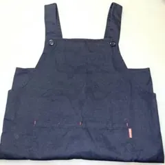ダークブルー ポケット付きエプロン　150cm