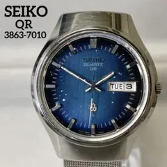 SEIKO QR VINTAGE QUARTZ 3863-7010 新品電池