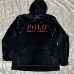 POLO RALPH LAUREN 黒 フード付きパーカー M
