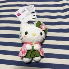 匿名配送　サンリオ　ハローキティ　抹茶着物　新品タグ付き