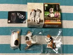三毛猫 ガチャ 3種セット にゃけび いっしょにねんね 合掌 匠 猫拝