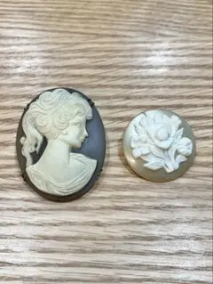 カメオ ヴィンテージ 2点セット