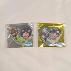 忍たま乱太郎 食満留三郎 七松小平太ハート缶バッジ ナンジャタウン