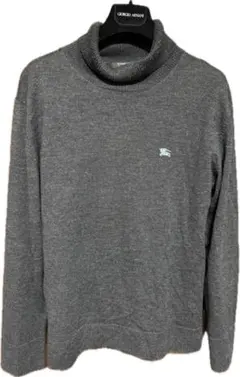 Burberry Black Label グレー タートルネックセーター 3