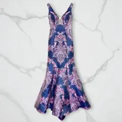 JEAN MACLEAN ジャンマクレーン ジャガード マーメイドロングドレス