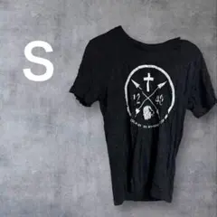 ダークブルー Tシャツ 【S】100%コットン