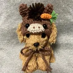 2026年午年♥馬の帽子♥小型犬用帽子・プードル用