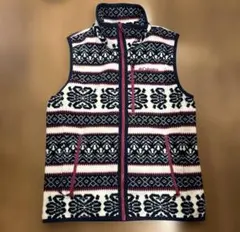 Columbia フェアアイル柄 フリースベスト　Inter change