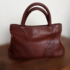 IBIZA ブラウンレザー 上品なハンドバッグ