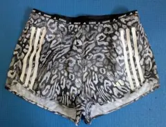 アディダス adidas レオパード柄 ランニングショーツ