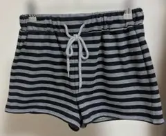 WEGO ボーダー ショートパンツ F