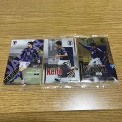 ツインウエハース　サッカー日本代表ver. 町田浩樹　中村敬斗　中村俊輔