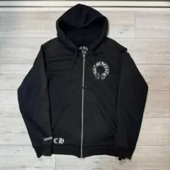 CHROME HEARTS ブラックパーカー ジップ ダガー オールド - メルカリ