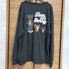 トムとジェリー サガラ刺繍 トレーナー 3Lのサムネイル