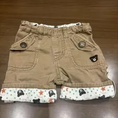 DOUBLE.B クマ柄ショートパンツ 80