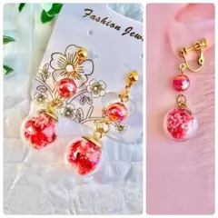 金具変更可◎送料込み※本物のお花かすみ草使用｜推し活