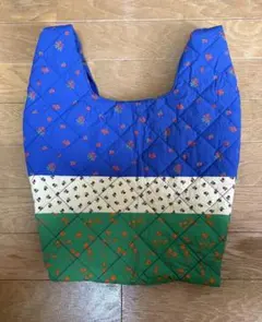 LOWRYS FARM 花柄キルティングトートバッグ