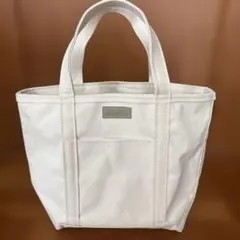 L.L.Bean ボートアンドトート　ホワイト　ミディアム　ジップトップ