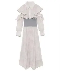 Snidel ウエストリブシャツワンピース