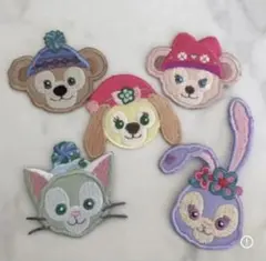 ★ダッフィーフレンズ刺繍ワッペン☆新品未使用