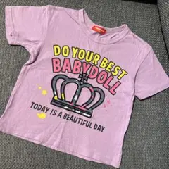 BABYDOLL パープル Tシャツ 100cm