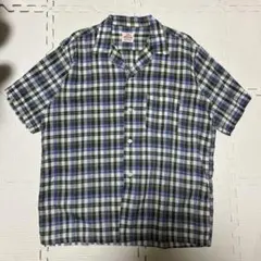 60s コットンオープンカラーシャツ 60年代 開襟シャツ アメカジ