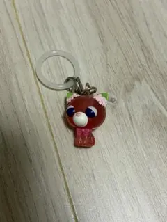 お茶犬 お茶猫 めじるしアクセサリー サクラ めじるしチャーム カプセルトイ