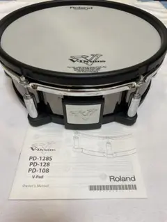 ローランド/Vパッド/PD-128-BC/新品同用美品/電子ドラム/スネア/タム