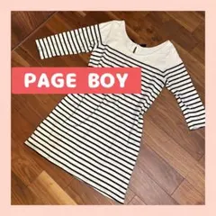PAGE BOY ボーダー　トップス　チュニック　サイズM