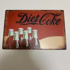 ダイエットコーク メタルサインプレート
