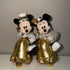 ミッキー・ミニー キーホルダー　冬