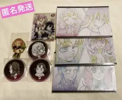 鬼滅の刃 ダイニング お楽しみくじ クリアカード 缶バッジ 甘露寺蜜璃　伊黒