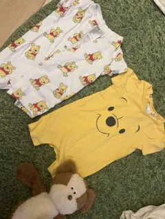 H&M プーさん柄ロンパースセット 60cm ぬいぐるみはついてません
