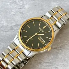 SEIKO セイコースポーツ50 クォーツ メンズ腕時計 コンビカラー ブラックのサムネイル