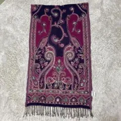 ペイズリー柄ストール　インド製