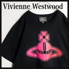 【美品☆ピンクロゴ☆オーブプリント】ヴィヴィアンウエストウッド Tシャツのサムネイル