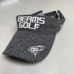 ビームスゴルフ　サンバイザー　グレー