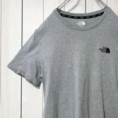 美品 ノースフェイス Tシャツ 半袖 シャツ メンズ XL ライトグレー