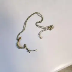 月と星モチーフ ネックレス