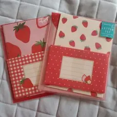 いちご　苺　レターセット