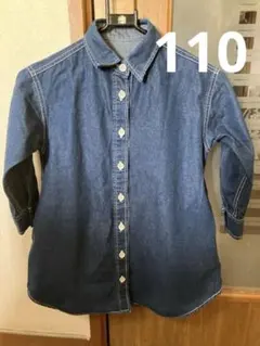 無印良品　デニム　チュニック