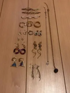 ゴールド系アクセサリーセット