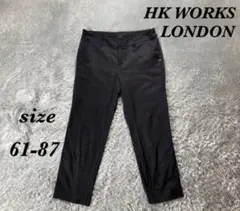HK WORKS LONDON ダマスク柄パンツ ブラック中古美品のサムネイル