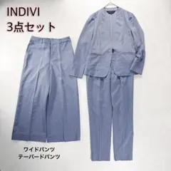 INDIVI セットアップ パンツ 大きいサイズ 15号 19号 - メルカリ