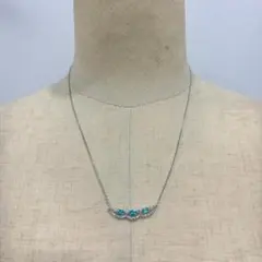 TASAKI ネックレス K18WG ブラジル産パライバトルマリン ダイヤモンドのサムネイル